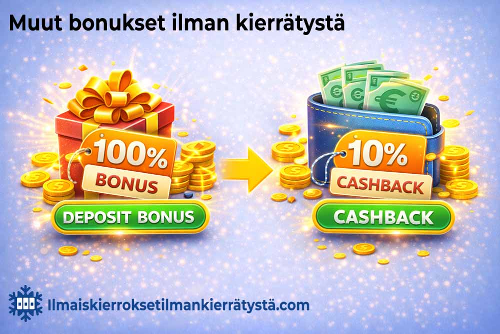 Muita kierrätysvapaita bonuksia